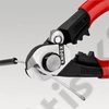 Knipex drótkötélvágó olló kétkomponensű nyél 190mm