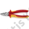Knipex Krimpelő fogó érvéghüvelyekhez VDE 180 mm