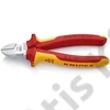 Knipex oldalcsípőfogó krómozott VDE 160 mm (bliszter)