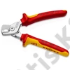 Knipex VDE kábelolló többkomponensű markolattal 160 mm 15/50 mm2