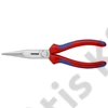 Knipex Félkerek csőrű fogó vágóéllel (gólyacsőr fogó) feketére foszfátozott 200 mm