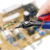Knipex elektronikai oldalcsípő fogó Super Knips XL többkomponensű nyél barnított 140 mm (bliszter)