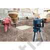 Bosch GRL 400H forgólézer, állvány, mérőléc, lézervevő kofferben