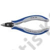 Knipex precíziós elektronikai oldalcsípő fogó többkomponensű nyél barnított 125 mm