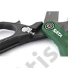SATA általános célú erősített olló 100mm hosszú pengével, gumi markolattal