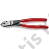 Knipex erőkímélő oldalcsípő fogó feketére foszfátozott, mártott nyél 200 mm (bliszter)