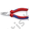 Knipex hegyes kombinált fogó krómozott 145mm