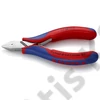 Knipex elektronikai oldalcsípő fogó hegyes fejű, többkomponensű nyél 115mm