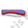 Knipex összecsukható villanyszerelő kés 120 mm, rögzítőszemmel