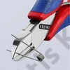 Knipex elektronikai oldalcsípő fogó többkomponensű nyél 115 mm (bliszter)