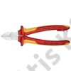 Knipex oldalcsípő fogó krómozott VDE 180 mm, rögzítőszemmel