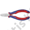 Knipex elektronikai oldalcsípő fogó többkomponensű nyél 130 mm