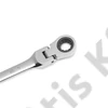 SATA csuklós racsnis csillag-villáskulcs 9mm