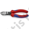 Knipex erőkímélő oldalcsípő fogó feketére foszfátozott, többkomponensű nyél 160 mm