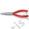 Knipex hosszúcsőrű fogó feketére foszfátozott, mártott nyél 140 mm