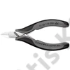 Knipex Elektronikai oldalcsípő fogó hegyes fejű ESD többkomponensű nyél 115 mm