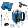 Bosch GRL 400 H forgólézer + vevő + BT170 állvány + GR240 mérőléc + koffer