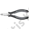 Knipex elektronikai oldalcsípő fogó keményfém vágóéllel ESD többkomponensű nyél 135 mm