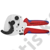 Knipex Csővágó többrétegű és műanyag csövekhez többkomponensű nyél horganyzott 210 mm