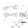 Metabo W 18 L BL 9-125 akkus sarokcsiszoló alapgép (akku és töltő nélkül), karton, clip + Ajándék 3db vágókorong + védőburkolat