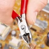 Knipex elektronikai oldalcsípő fogó mártott nyél 115 mm