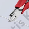 Knipex elektronikai oldalcsípő fogó mártott nyél 115 mm