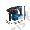 Bosch GBH 185-LI akkus fúrókalapács SDS plus  2x4Ah +töltő