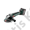 Metabo W 18 LT BL 11-125 akkus sarokcsiszoló 2x4.0Ah, ASC 55, metaBOX