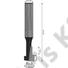 Bosch PRO kulcslyuk alakmaróbetét,  10,5 x  6,6, szár 8 mm
