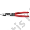 Knipex multifunkciós villanyszerelő fogó feketére foszfátozott, mártott nyél 200 mm