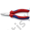 Knipex laposfogó többkomponensű nyél, krómozott 140 mm