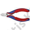 Knipex elektronikai oldalcsípő fogó többkomponensű nyél 115 mm (bliszter)
