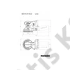 Metabo SXA 18 LTX 125 BL akkus excentercsiszoló, 2x50db csiszolópapír, MetaBox (akku és töltő nélkül)