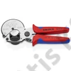 KNIPEX 90 25 25 Csővágó kompozit és műanyag csövekhez többkomponensű burkolattal krómozott 210 mm
