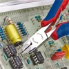 Knipex elektronikai oldalcsípő fogó keményfém vágóéllel többkomponensű nyél 120 mm