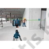 Bosch GRL 300 HVG zöld Forgólézer + LR 1G Lézervevő + RC 1 Távirányító + WM 4 Tartó