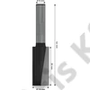 Bosch PRO egyenes élű alakmaróbetét, két spirál,  14 x L 30, szár 8 mm