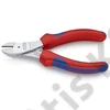 Knipex erőkímélő oldalcsípő fogó krómozott, többkomponensű nyél 160mm