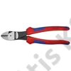Knipex erőkímélő oldalcsípő fogó feketére foszfátozott, többkomponensű nyél 200 mm