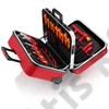 Knipex BIG Twin Move RED szerszámkoffer villanyszerelő szerszámokkal
