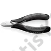 Knipex elektronikai oldalcsípő fogó ESD többkomponensű nyél 115 mm