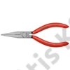 Knipex hosszúcsőrű fogó feketére foszfátozott, mártott nyél 140 mm