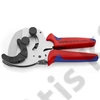 Knipex Csővágó többrétegű és műanyag csövekhez többkomponensű nyél horganyzott 210 mm
