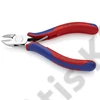 Knipex elektronikai oldalcsípő fogó keményfém vágóéllel többkomponensű nyél 135 mm