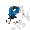 Bosch GST 183-LI akkus szúrófűrész 1x4.0Ah, kofferben