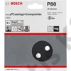 Bosch Best F355 tépőzáras csiszolópapír 125 mm P80 (5db/csomag)