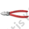 Knipex oldalcsípő fogó műanyaghoz kerek fej mártott nyél 160 mm (bliszter)