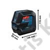 Bosch GCL 2-50 G zöld kombilézer + RM 10 tartó