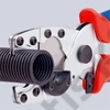Knipex Csővágó többrétegű és védőcsövekhez többkomponensű nyél horganyzott 210 mm (bliszter)