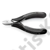 Knipex elektronikai oldalcsípő fogó kerek fejű ESD többkomponensű nyél 115 mm
